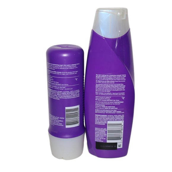 Aussie Miracle Moist 3 Minute Deep Conditioner Avocado 8 oz + Conditioner 12 oz - Picture 3 of 6
